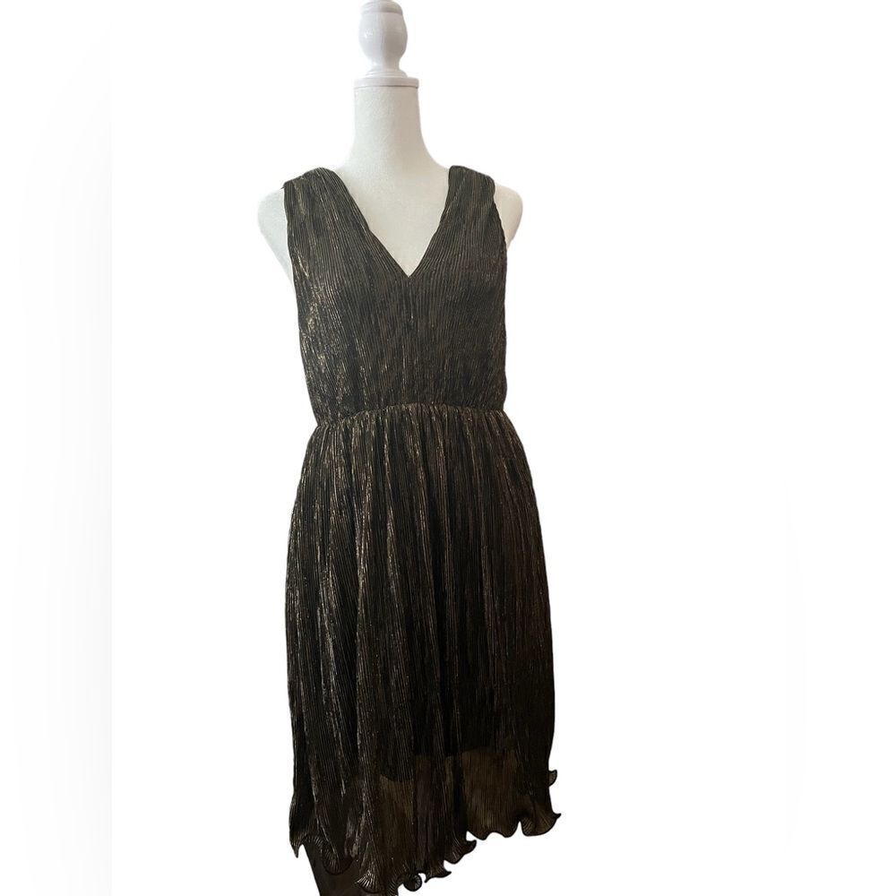 Honey Punch Metallic Maxi Dress